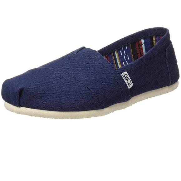 Blue Toms Loafer slip on shoes size 9 - Picture 2 of 8